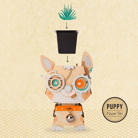 Zestaw modelarski „Doniczka Puppy” Colorino Kids