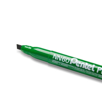 Marker wodoodporny ekologiczny zielony Pentel NN50