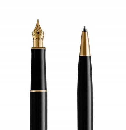 Pióro wieczne Sonnet Black Lacquer GT stalówka F
