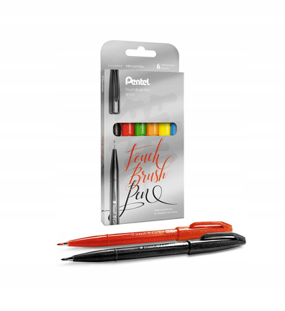 Zestaw pisaków do akligrafii i letteringu Pentel