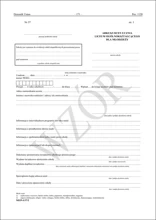 Arkusz ocen dla uczniów liceum ogólnokształcącego dla młodzieży