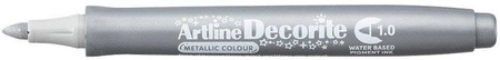 Marker permanentny Artline Decorite Srebrny