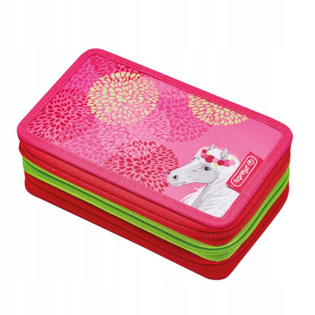 Herlitz Piórnik potrójny Bloomy Horse