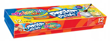 Farby plakatowe 12 kolorów 20 ml Colorino