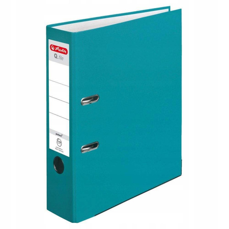 Segregator Herlitz Q.file 8 cm Turkus Karaibski