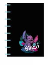 DISNEY BLACK KOŁOBRULION A5 KRATKA WZÓR 3 STITCH COOLPACK