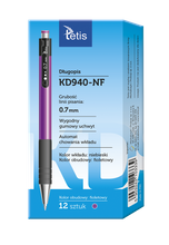 KD940-NB Długopis 0,7 mm fioletowa obudowa, wkład niebieski