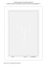 Poddruk do duplikatu MEN-I/75 (szary)