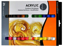 Farby akrylowe Simply w tubce 24 kolory opakowanie