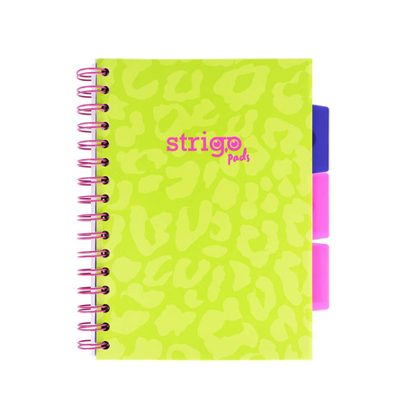 Kołozeszyt STRIGO PADS Project Book A5 linia Neon zielony
