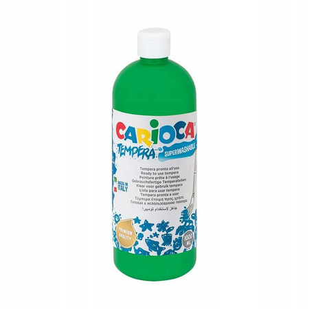Farba tempera 1000 ml ZIELONA Carioca