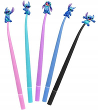 DISNEY BLACK DŁUGOPIS ŻELOWY SILIKONOWY STITCH colorino