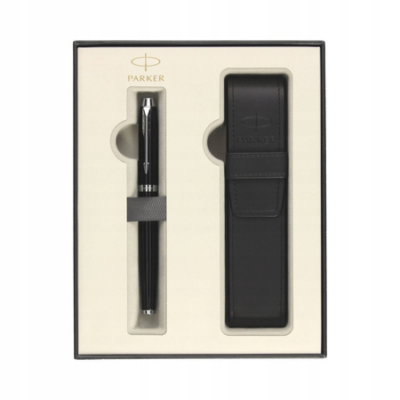 Parker IM Black Lacquer CT zestaw pióro i etui