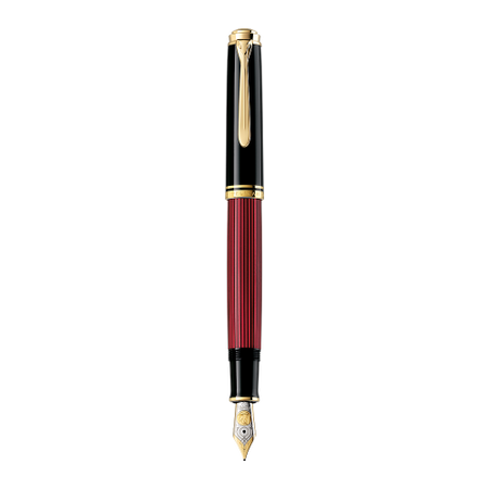 PIÓRO WIECZNE M 800 M CZARNO CZERWONE