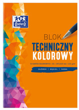BLOK OXFORD TECHNICZNY A3 KOLOR.