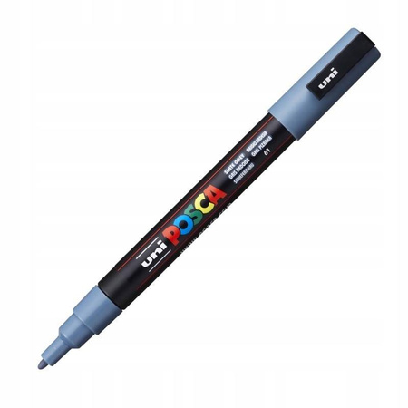 MARKER UNI POSCA PC-3M CIEMNO-SZARY NR 61