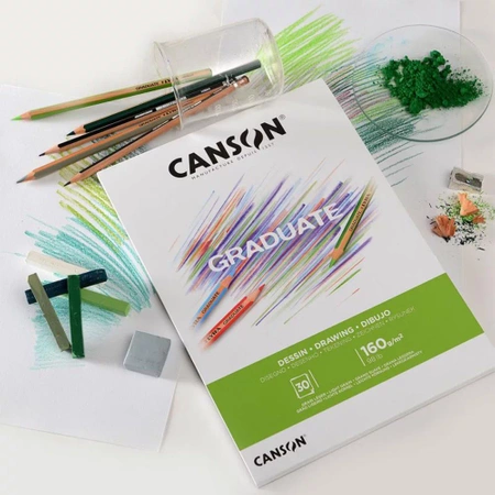 BLOK_RYS. CANSON GRADUATE A5 160g 30A FILA