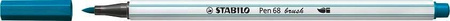 Flamaster STABILO Pen 68 Brush Błękit Turkusowy