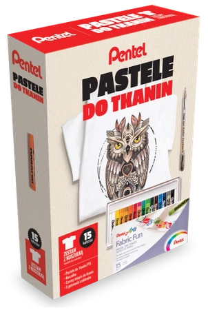 Zestaw Pentel pastele + koszulka