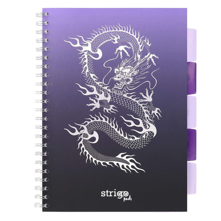 Kołozeszyt STRIGO PADS Project Book A4 kratka Głębiny Smok wodny