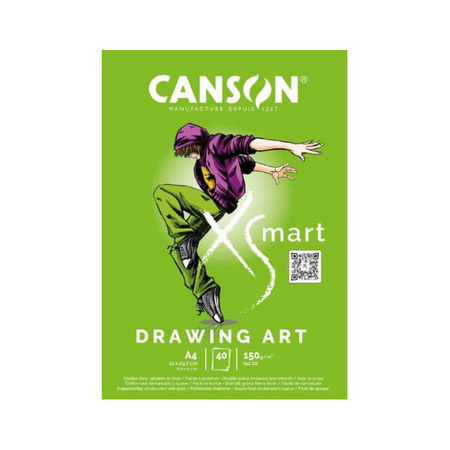 Blok Rysunkowy XSmart Drawing Art A4 150g 40A FILA
