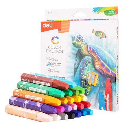PASTELE OLEJNE DELI SERIA COLOR EMOTION 24 KOLORY