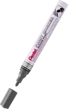 Marker zdobniczy aluminiowa obudowa perłowy czarny Pentel