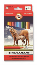 Kredki Triocolor 24 kolory Koh I Noor 3144