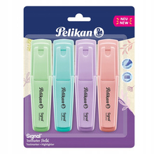 ZAKREŚLACZ SIGNAL PASTEL (4) MIX PELIKAN