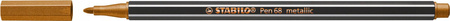 Flamaster STABILO Pen 68 METALIC MIEDZIANY