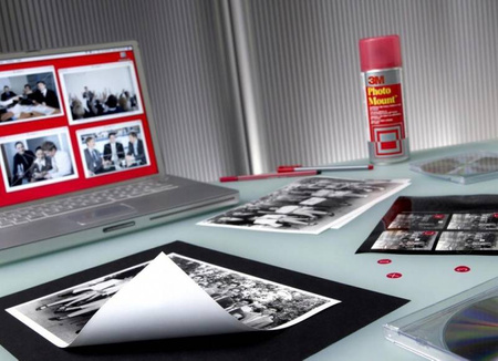 Klej w sprayu 3M PhotoMount do papieru foto zdjęć