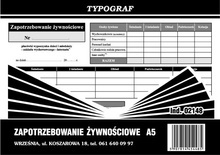 Zapotrzebowanie żywnościowe
