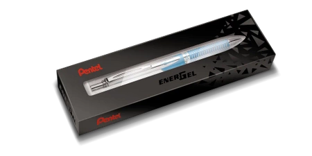 Pioro kulkowe Energel 0,7mm błękitna obudowa