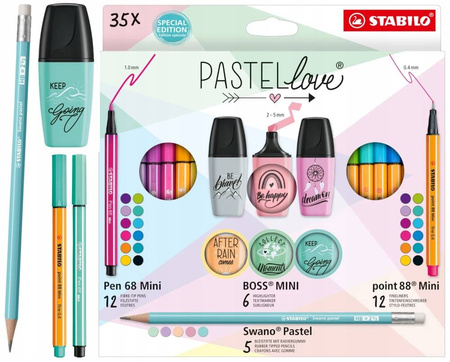 STABILO PASTELLOVE SET 35 SZT