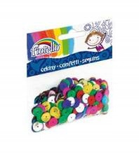 Cekiny confetti rozetka FIORELLO