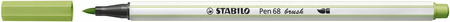 Flamaster STABILO Pen 68 Brush pistacjaowy