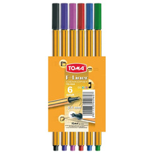 Cienkopis F-liner 0,4mm 6 kolorów