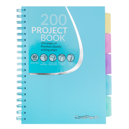 KOŁOZESZYT COOLPACK B5 PP NIEBIESKI