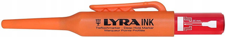 MARKER LYRA DO GŁĘBOKICH OTWORÓW CZERWONY FILA