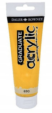 Farba akrylowa Daler Rowney 690 Yellow Ochre