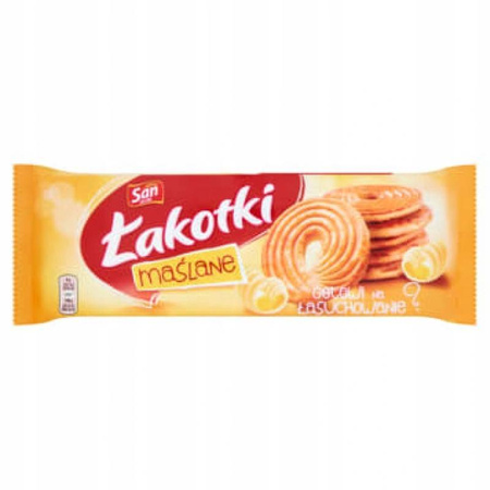 Ciastka Łakotki SAN 168 g maślane 12szt