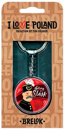 Breloczek I Love Poland Górny Śląsk Hajer