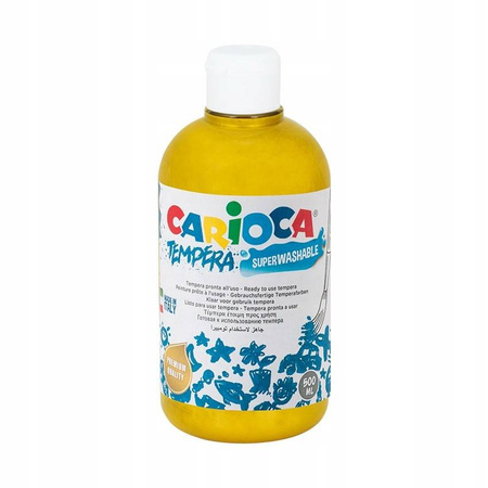 Farba tempera 500 ml ZŁOTA Carioca