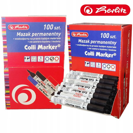 MAZAK WODOODPORNY HERLITZ COLLI-MARKER CZARNY