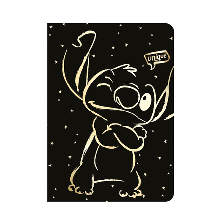 DISNEY GOLD ZESZYT A5 32K KRATKA WZÓR 3 STITCH