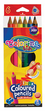 Kredki ołówkowe Jumbo 6 kolorów Colorino