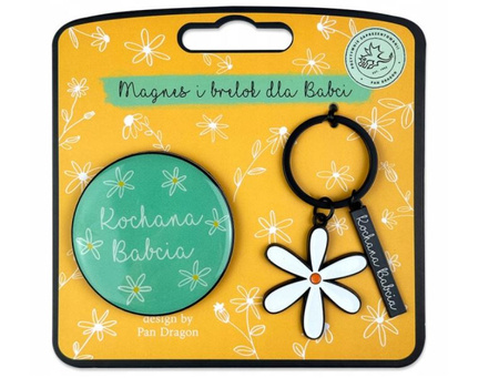 Set Pan Dragon magnes + brelok Babcia 100krotka