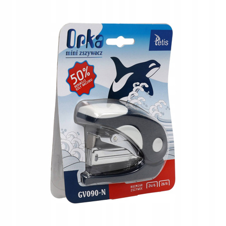 Mini zszywacz ORKA 24/6-26/6 NIEBIESKI 20 kartek