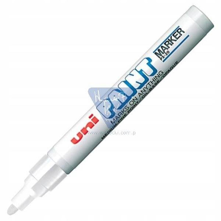 Uni marker olejowy PX-20 biały