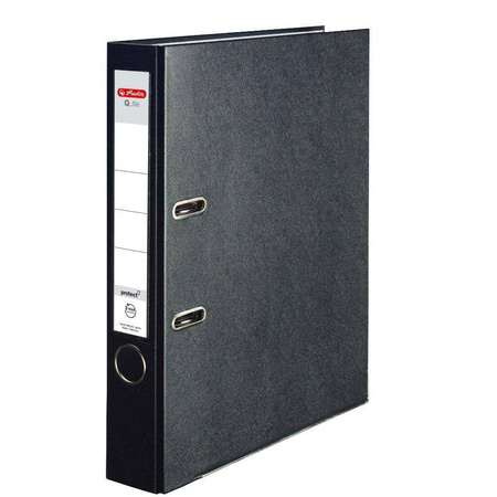 Herlitz Segregator Q.file 5 cm Czarny